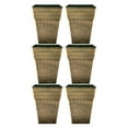 thumbnail image 1 of The HC Companies Avino 13 Inch Square Planter Pot (6 Pack), 1 of 5