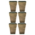 thumbnail image 1 of The HC Companies Avino 16 Inch Square Planter Pot (6 Pack), 1 of 8