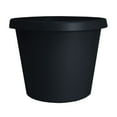 thumbnail image 1 of The HC Companies Prima Planter Round Plastic Plant Pot - Rolled Rim, Drainage - 16", Black, 1 of 7