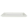 thumbnail image 1 of The HC Companies Venetian Rectangular Plant Tray, Plastic Drip Saucer, White, 1 of 9