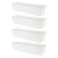 thumbnail image 1 of The HC Companies Window Flower Box with Removable Saucer, White (4 Pack), 1 of 11