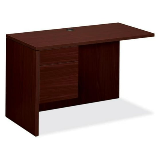 The HON COMPANY HON10516LNN Left Return for Right Pedestal Desk - Mahogany - 48in. x 24in. x 29.5in.