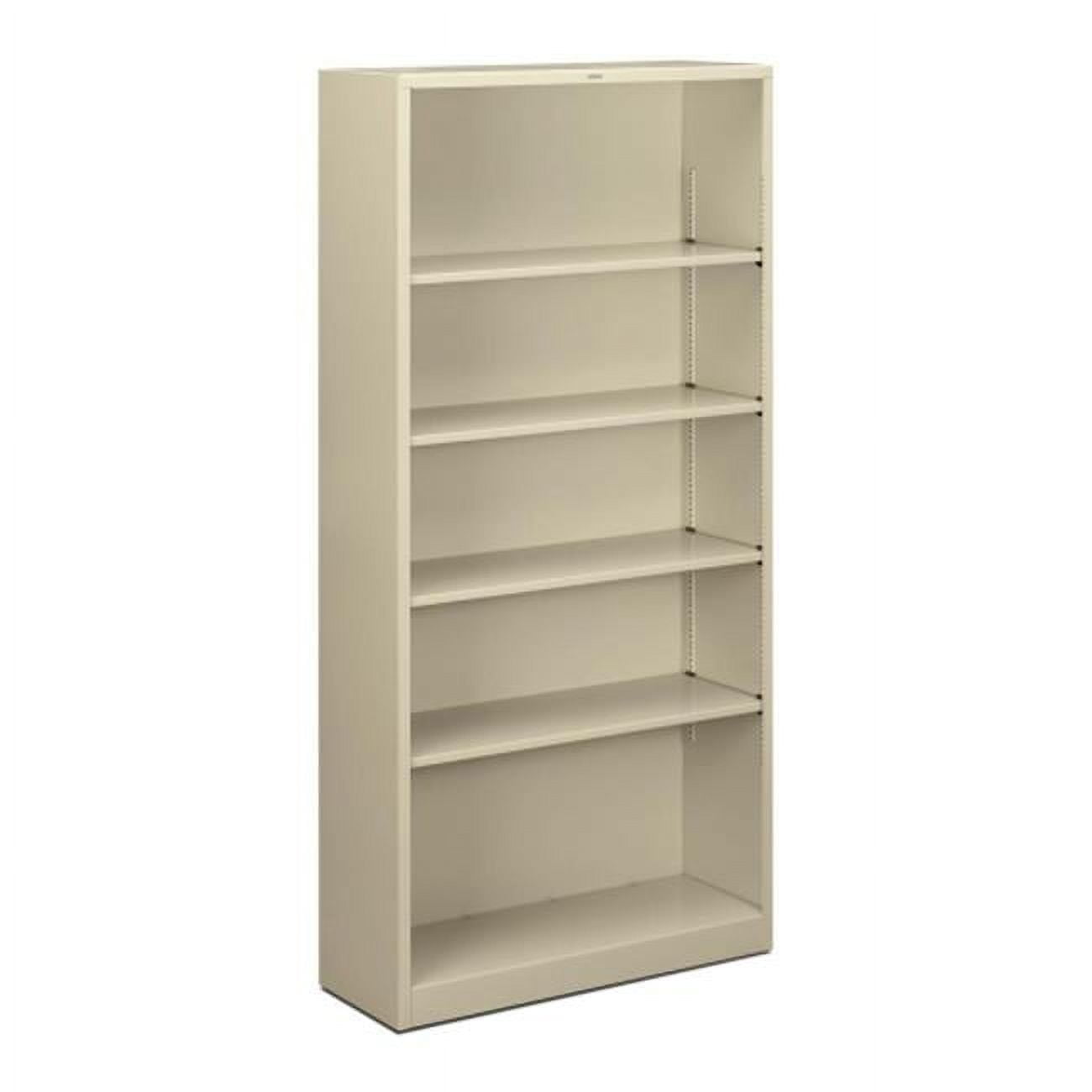 Putty Adjustable Steel 5-Shelf Standard Bookcase