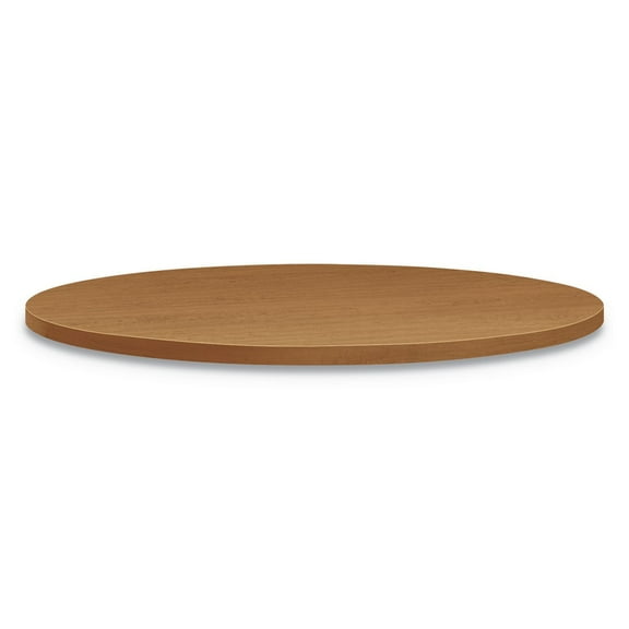 The HON HONBTRND36NCC 36 in. Between Laminate Round Table Top, Harvest