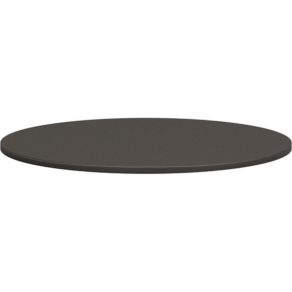 HON Mod HLPLTBL48RND Conference Table Top - 48" - Finish: Slate Teak