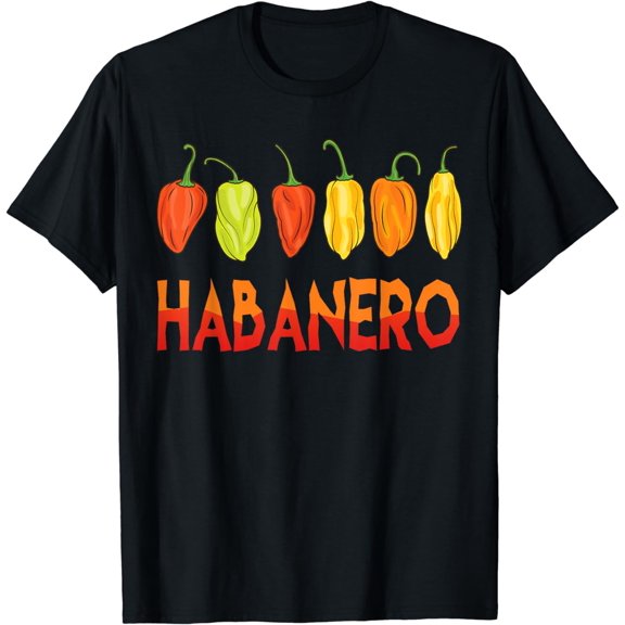 The Habanero Hot - Colorful Pepper Funny T-Shirt