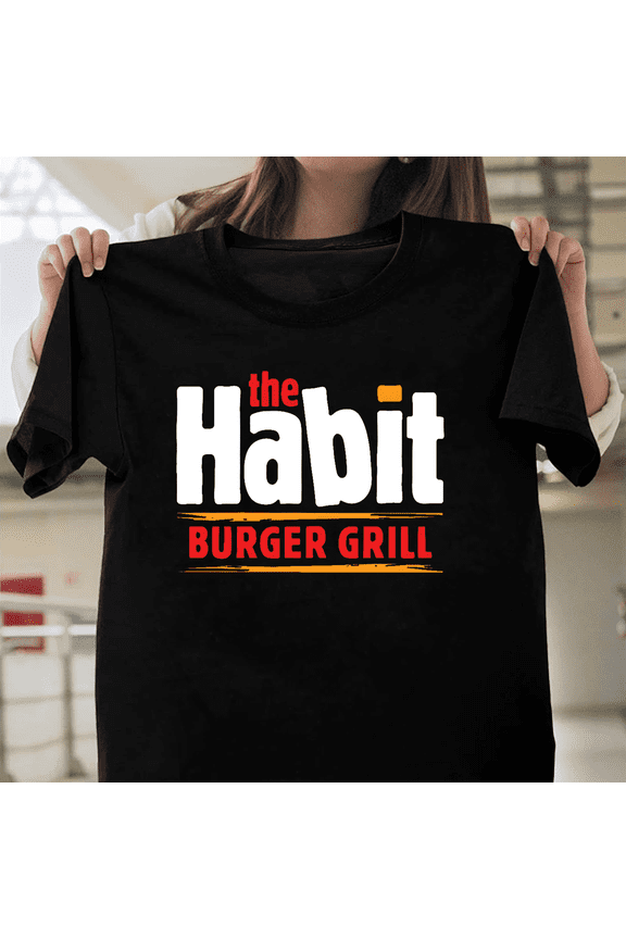 The Habit Burger Grill Logo Fast Food Restaurant Burger Fan Merch Art V60683 Unisex T-Shirt, Size Up to 5XL