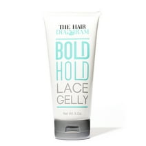 The Hair Diagram Bold Hold Lace Gelly Alcohol-Free Temporary Hold Gel, Neutral Hair Styling and Edge Control Gel (6.0 oz)