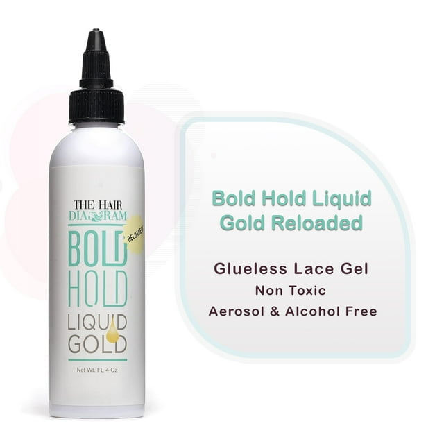 The Hair Diagram Bold Hold Liquid Gold Reloaded Temporary Hold Gel, Non