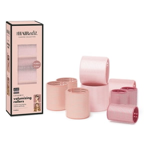 The Hair Edit Ceramic Volumizing Hair Rollers, 9-Pack