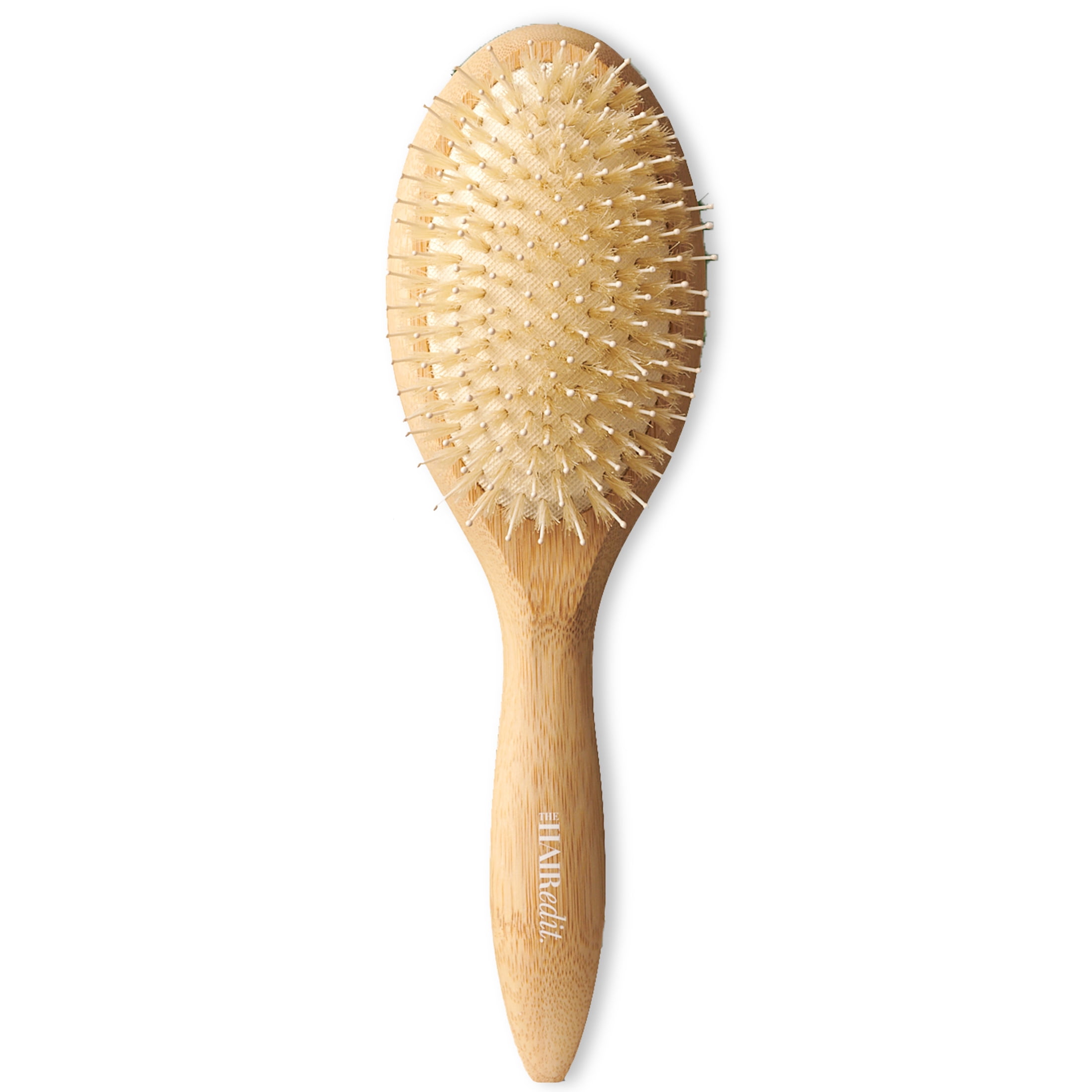 The Hair Edit Glossifier Boar Bristle Bamboo Hair Brush - Walmart.com