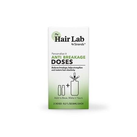 The Hair Lab Anti-Breakage Shampoo & Conditioner Dose Set with Vegan Protein to Fortify Hair, 2 x 0.2 fl oz