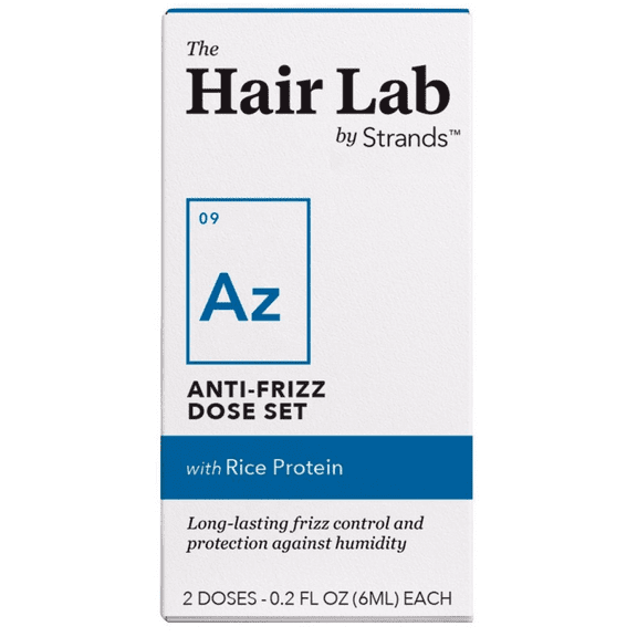 (3 pack) The Hair Lab Anti-Frizz Shampoo & Conditioner Dose Set with Rice Protein to Smooth Hair, 2 x 0.2 oz.