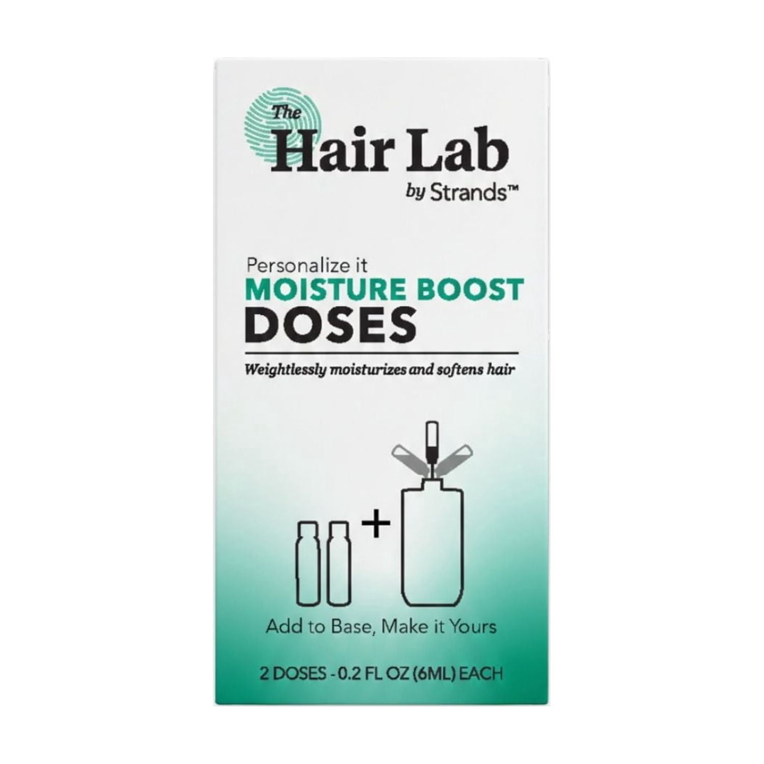 The Hair Lab Moisture Boost Shampoo & Conditioner Dose Set with Pro Vitamin B5 to Nourish Hair, 2 x 0.2 fl oz