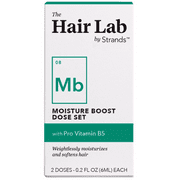 The Hair Lab Moisture Boost Shampoo & Conditioner Dose Set with Pro Vitamin B5 to Nourish Hair, 2 x 0.2 oz.