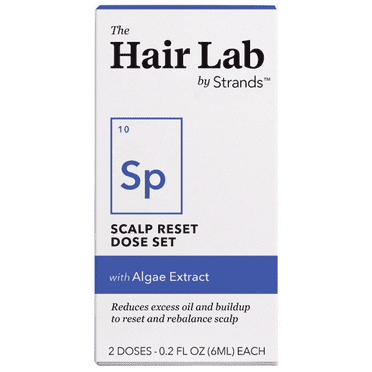 The Hair Lab Scalp Reset Dose Set with Algae Extract to Purify Hair, 2 x 0.2 oz.