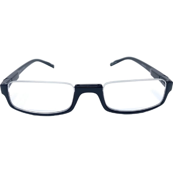 The  Half Frame Reading Glasses, Unisex Half Rim Readers, Half Moon Cheaters