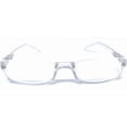 thumbnail image 1 of The  Half Frame Reading Glasses, Unisex Semi Rimless Readers + 3.00 Clear, 1 of 5