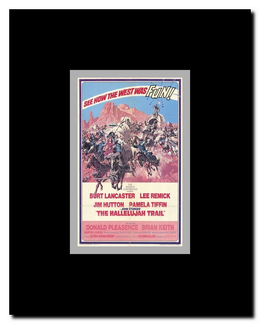 The Hallelujah Trail Framed Movie Poster