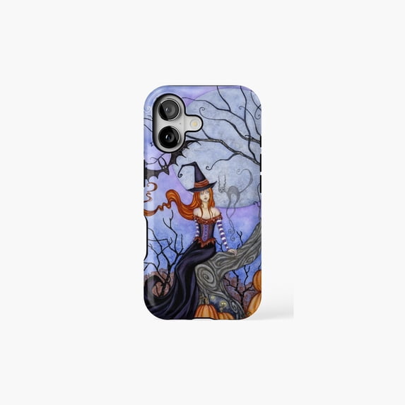 The Halloween Tree Creepy Autumn Holiday Scene Universal Phone Case for iPhone 11–17 Pro Max