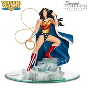 The Hamilton Collection DC Comics Wonder Woman Figurine with Swarovski Crystals 7.5-inches