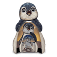 thumbnail image 1 of The Hamilton Collection  Dive Into Life Nesting Penguins Figurine Set with Crystals  by Blake Jensen 8-inches, 1 of 7
