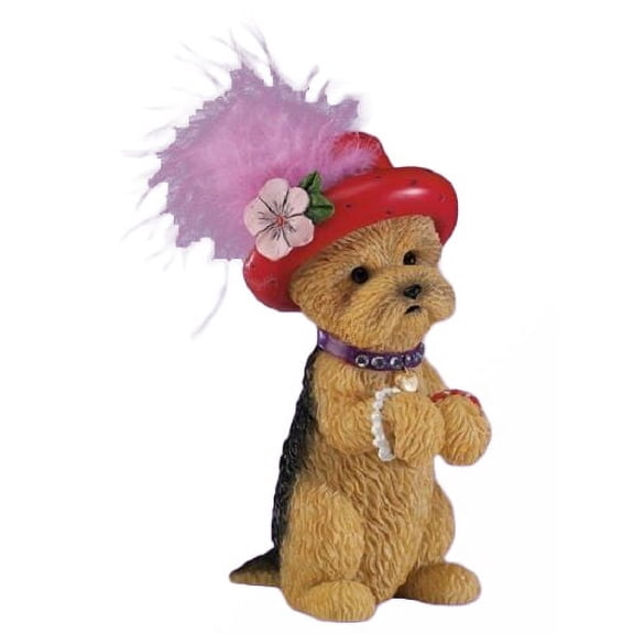 The Hamilton Collection Endearing Angel - PAWS-ITIVE HAT-TITUDE Dog Figurine 4-Inches