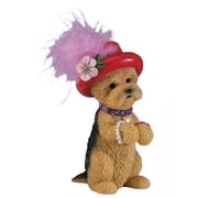 The Hamilton Collection Endearing Angel - PAWS-ITIVE HAT-TITUDE Dog Figurine 4-Inches