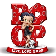 The Hamilton Collection Its All About the Boop-itude Figurine Collection Issue #1 'Live Love Boop' Hand-Painted Betty Boop and Pudgy Figurines with Sparkly Accents and Bold Attributes 5-inches