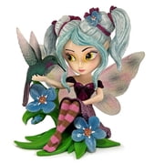 مجموعة هاميلتون تهمس بأرواح متفائلة العدد رقم 3 من مجموعة Whispering Wings of Enchantment Figurine Collection مع Hummingbird Companion Fairy من Jasmine Becket-Griffith 4-inches
