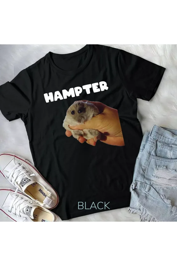 The Hampter, Funny Dank Internet Meme Featuring Standing Hamster Gift New Unisex T-Shirt