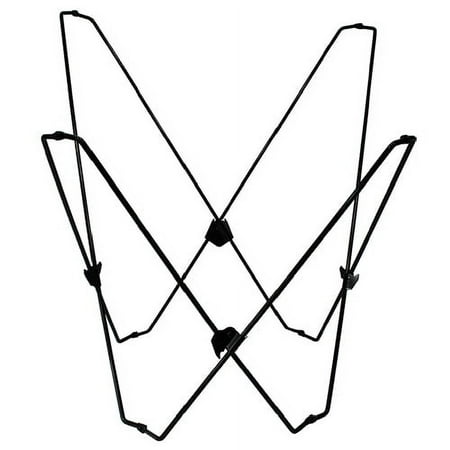 The Hamptons Collection 35" Solid Black Contemporary Butterfly Chair Frame