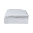 thumbnail image 1 of The Hamptons Collection 44" White Fabric Slipcover for Square Modular Ottoman, 1 of 4