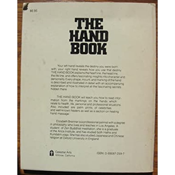 Pre-Owned The Hand Book (Paperback) 0890872597 9780890872598