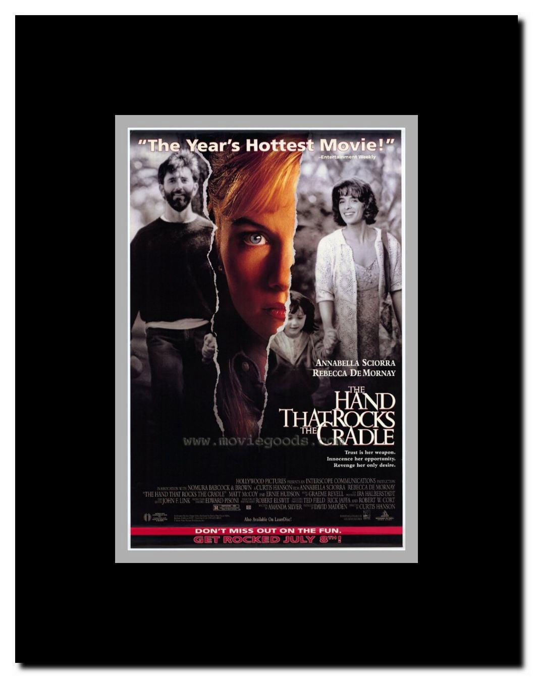 The Hand that Rocks the Cradle Framed Movie Poster