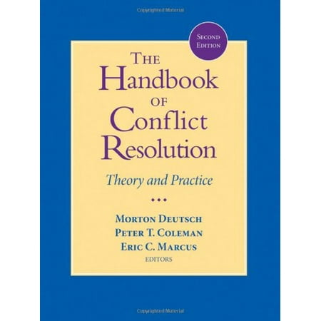 Pre-Owned The Handbook of Conflict Resolution: Theory and Practice Paperback