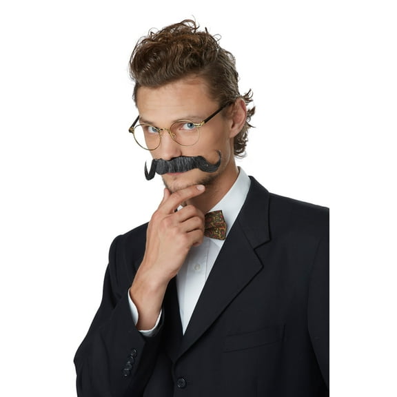 The Handlebar Moustache (Black/Gray)