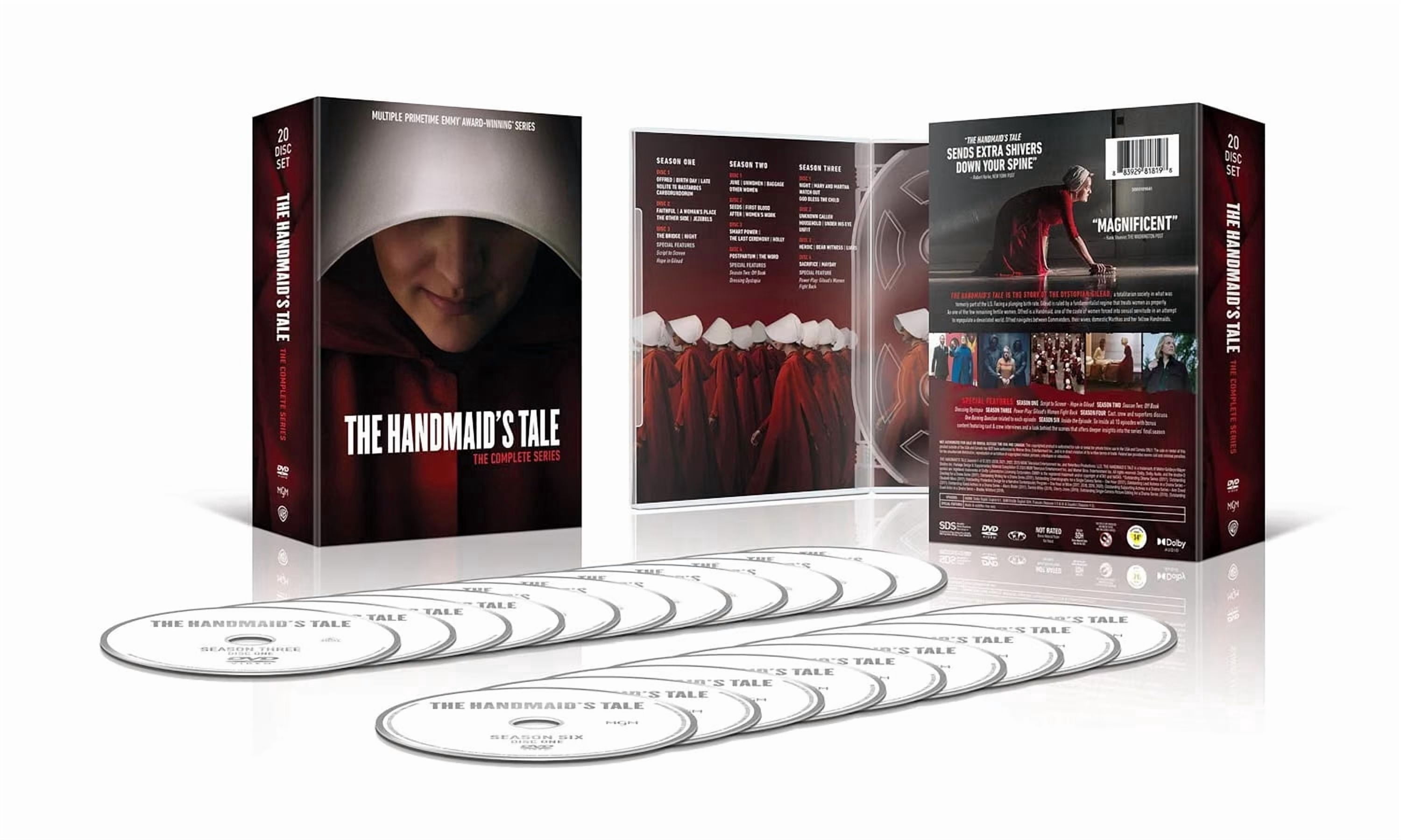 The Handmaid’s Tale: The Complete Series DVD – Seasons 1-6 – 66 Episodes
