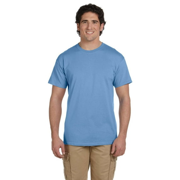 The Hanes 52 oz, 50/50 EcoSmart T-Shirt CAROLINA BLUE 2XL