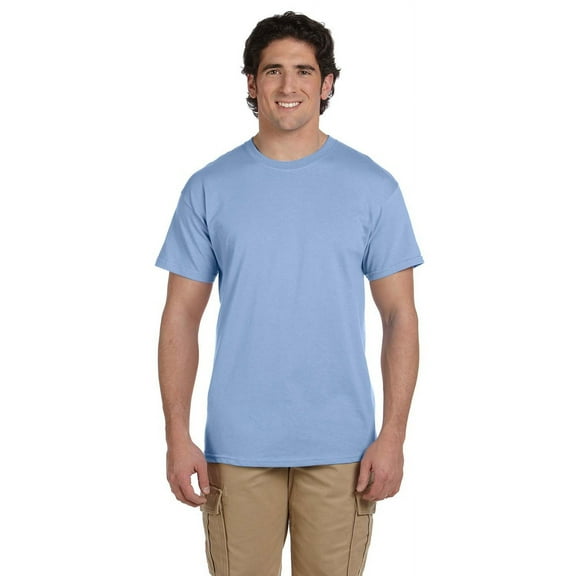 The Hanes 52 oz, 50/50 EcoSmart T-Shirt - LIGHT BLUE - 3XL