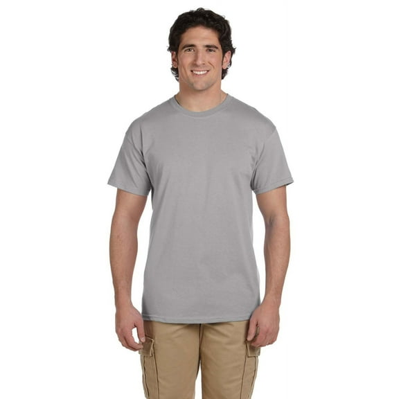 The Hanes 52 oz, 50/50 EcoSmart T-Shirt - Oxford Shirt GRAY - S
