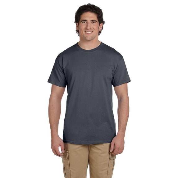 The Hanes 52 oz, 50/50 EcoSmart T-Shirt - SMOKE GRAY - L