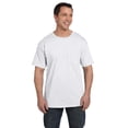 thumbnail image 1 of The Hanes 61 oz Beefy-T with Pocket WHITE S, 1 of 3