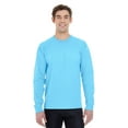 thumbnail image 1 of The Hanes 61 oz Long Sleeve Beefy-T BLUE HORIZON L, 1 of 3