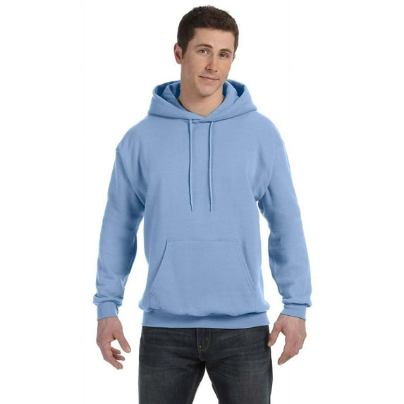 The Hanes 78 oz EcoSmart 50/50 Pullover Hood - LIGHT BLUE - 3XL