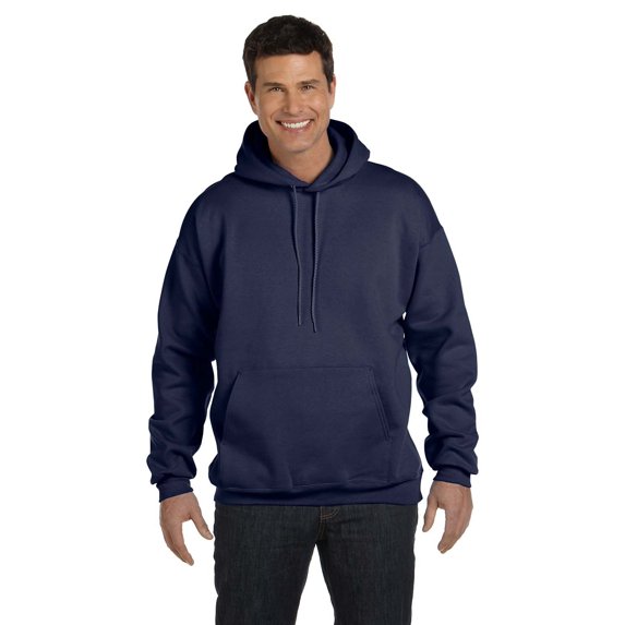The Hanes 97 oz Ultimate Cotton 90/10 Pullover Hood - NAVY - 3XL