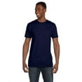 thumbnail image 1 of The Hanes Mens 45 oz, 100% Ringspun Cotton nano-T T-Shirt - NAVY - XL, 1 of 4