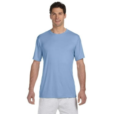 The Hanes Mens Cool DRI with FreshIQ Performance T-Shirt - LIGHT BLUE - XL