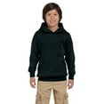 thumbnail image 1 of The Hanes Youth 78 oz EcoSmart 50/50 Pullover Hood - BLACK - M, 1 of 2