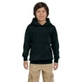 thumbnail image 1 of The Hanes Youth 78 oz EcoSmart 50/50 Pullover Hood - BLACK - S, 1 of 4